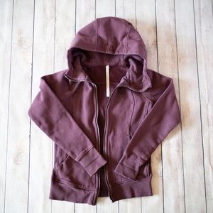 Lululemon Maroon Scuba Hoodie